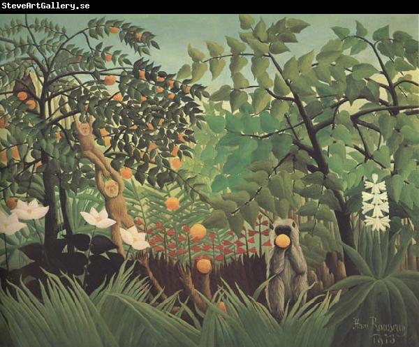 Henri Rousseau Exotic Landscape